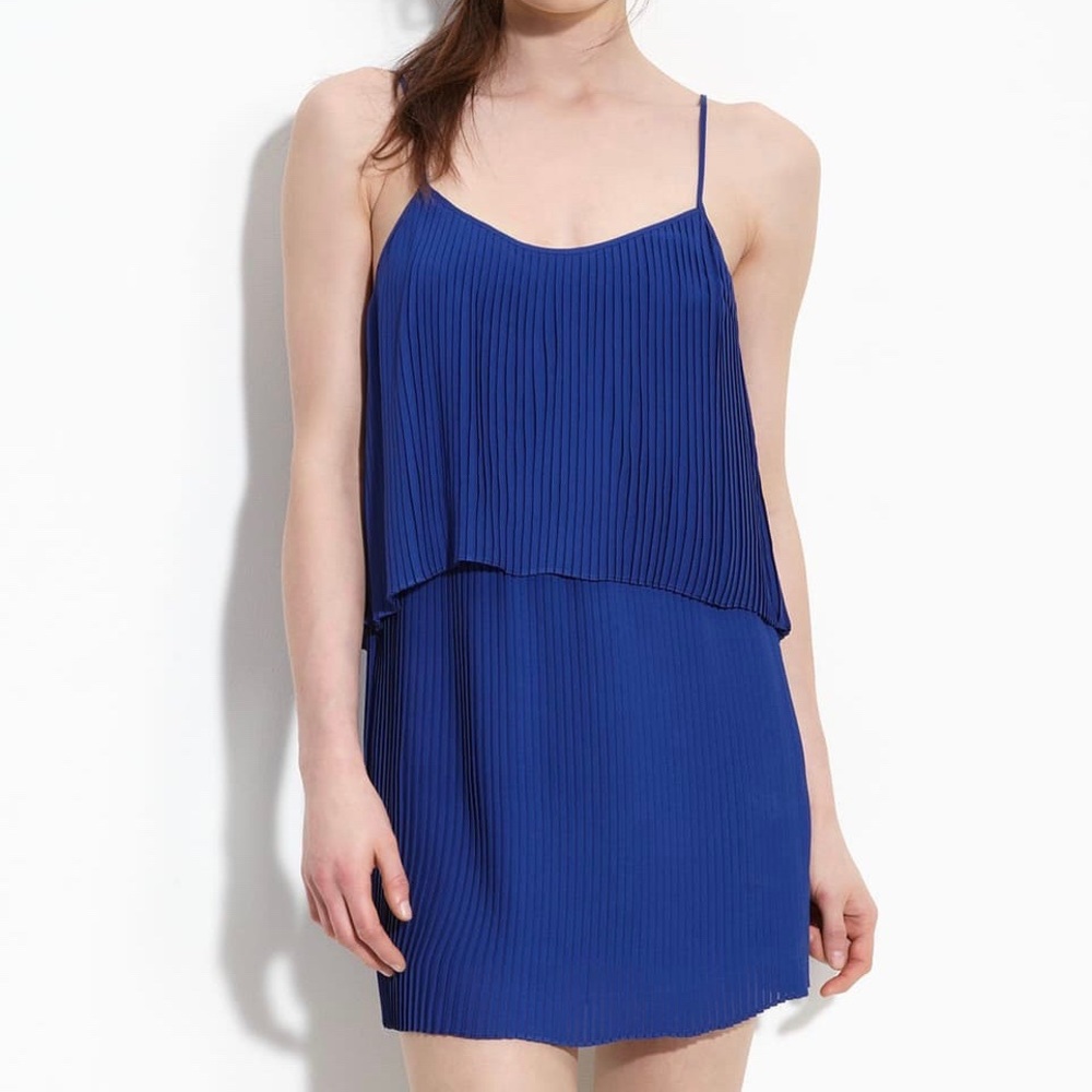 Parker Pleated Georgette Dress
